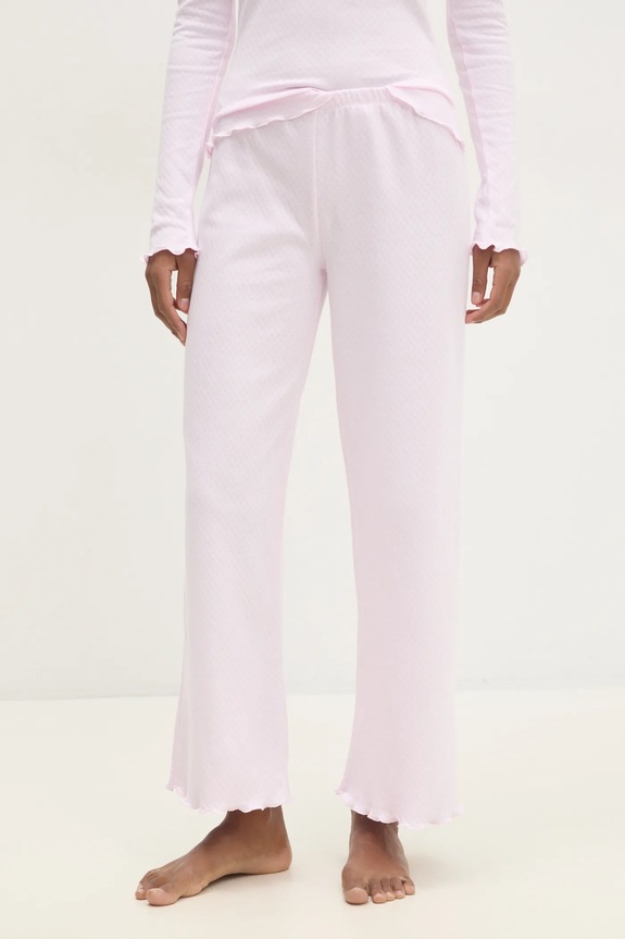 Answear.LAB pigama in lana rosa WS25.BID003