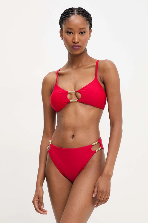 Answear.LAB top bikini hy116c.HY25A.G.FLK rosso WS25