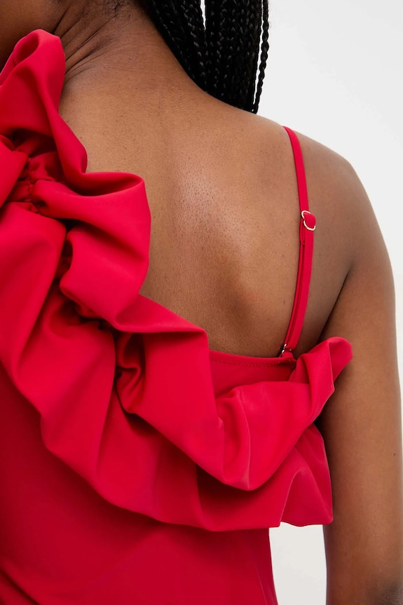 Enodelne kopalke Answear.LAB hwd604.hy25a.flk rdeča