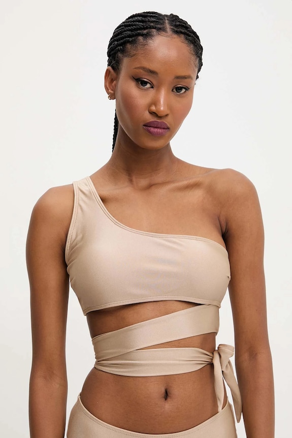 Bikini top Answear.LAB χωρίς μεταλλικές μπανέλες χρυσαφί hlb107.G.2.flk