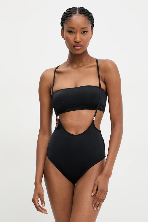 Μαγιό δύο τεμαχίων Answear.LAB χωρίς μεταλλικές μπανέλες μαύρο hwd618.1.flk