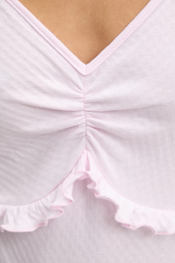 Pidžama Answear Lab WS25.BID01E roza