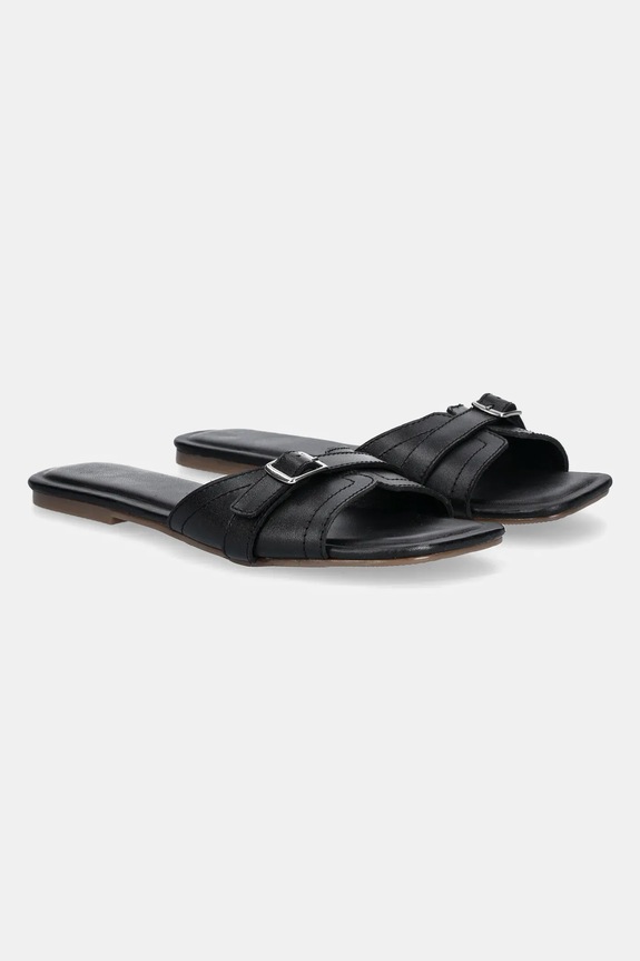 Answear Lab slapi de piele 2024.308 negru WS25