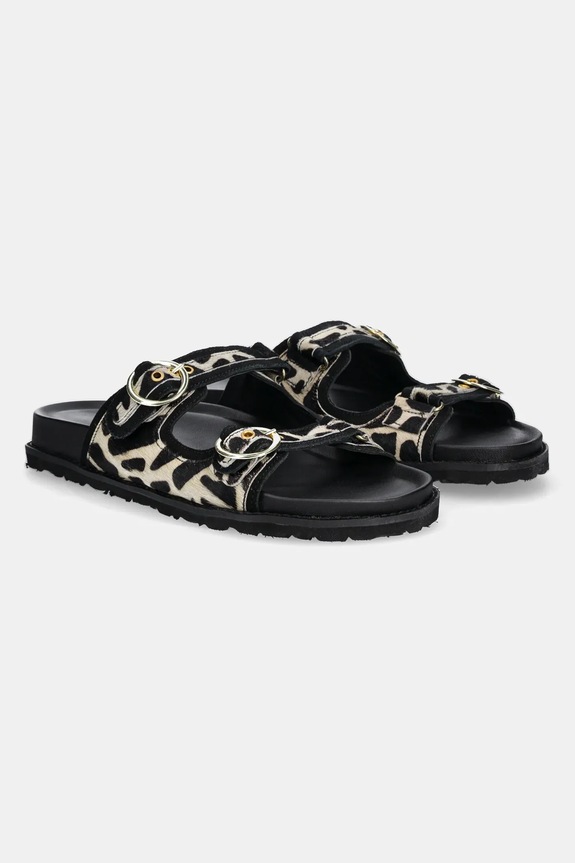 Answear.LAB klapki zamszowe 2024.255 czarny WS25