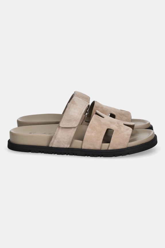 Answear.LAB papucs velúrból LT592L.97 bézs WA25