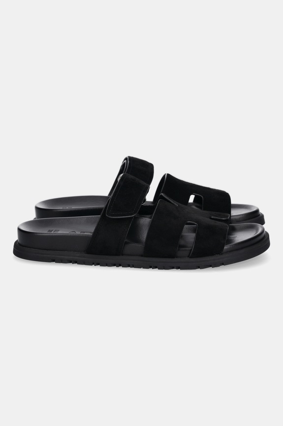 Answear.LAB klapki zamszowe LT592L.97 czarny WA25
