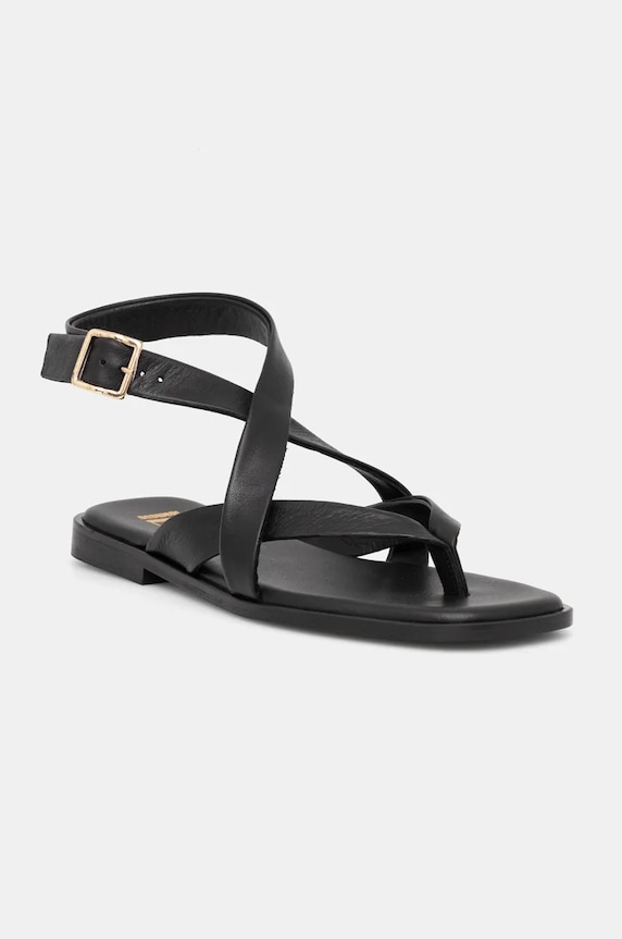 Answear Lab sandale de piele 3101.51 negru WS25