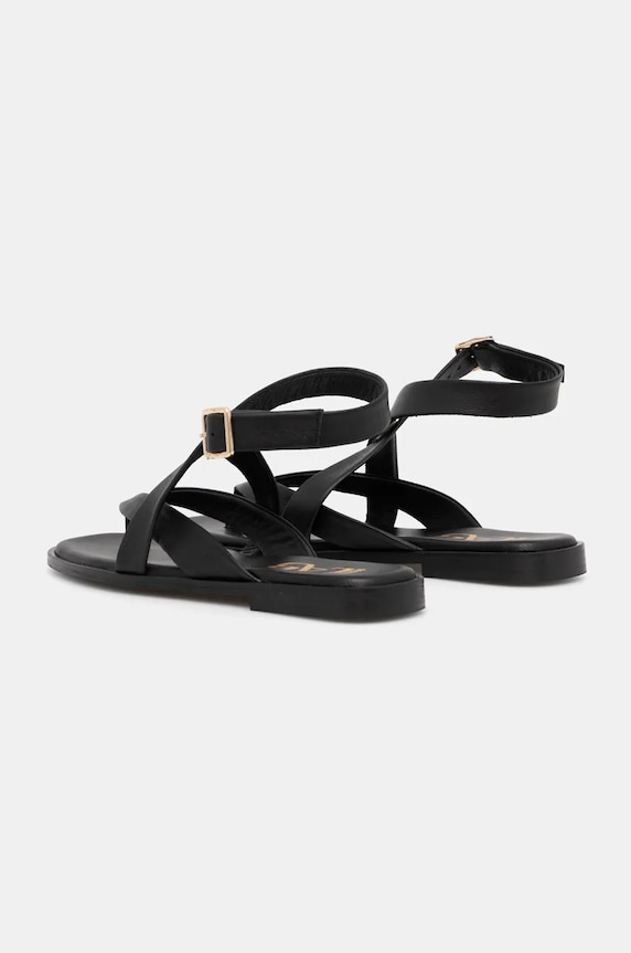 Answear Lab sandale de piele negru 3101.51