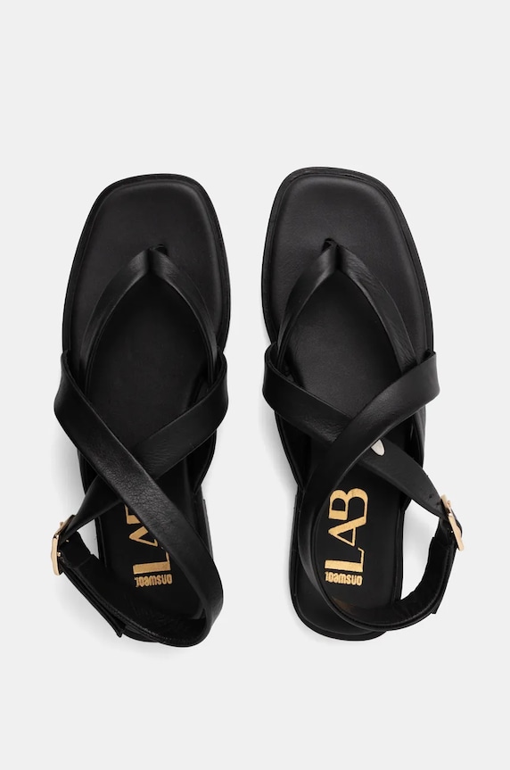 Answear Lab sandale de piele 3101.51 negru