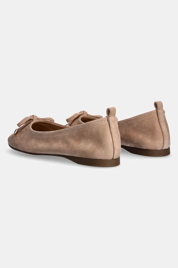 Answear Lab balerini din piele intoarsa maro 33902.1