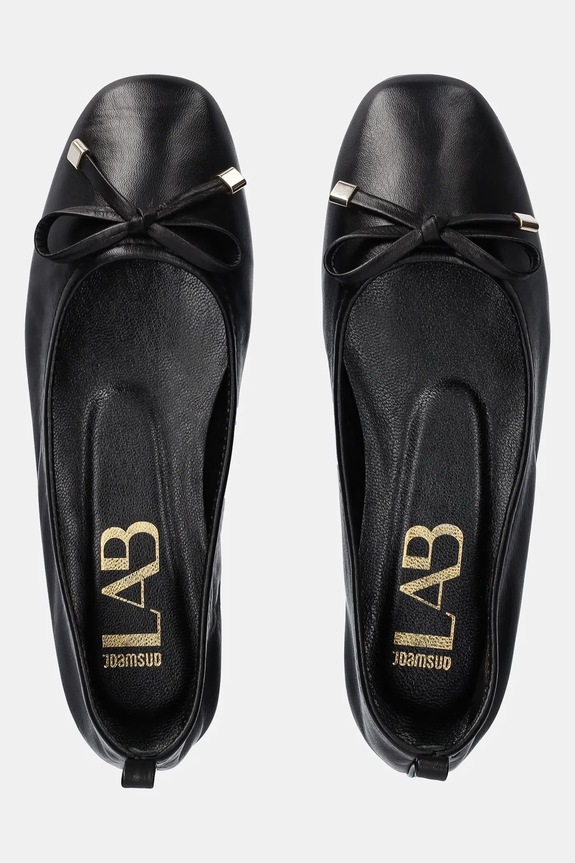 Кожаные балетки Answear.LAB 33902 чёрный