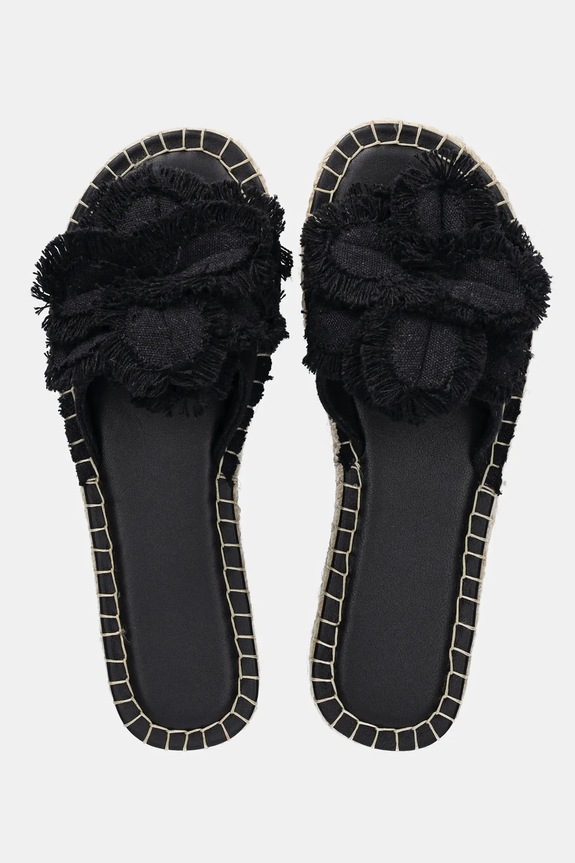 Answear.LAB klapki 2024.02.black czarny