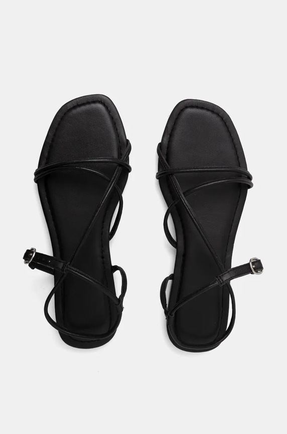 Answear.LAB sandały skórzane 2023.711 czarny