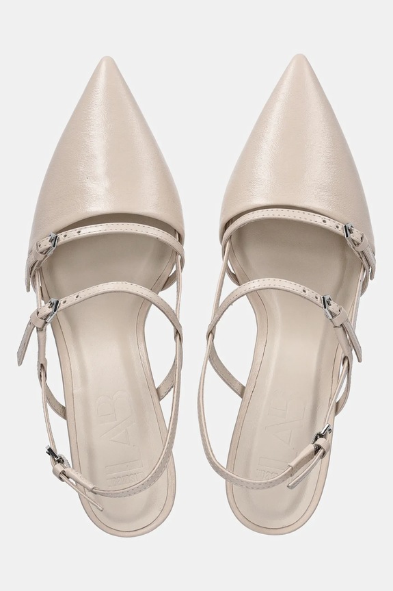 Answear Lab stilettos de piele 439033CAB01 bej