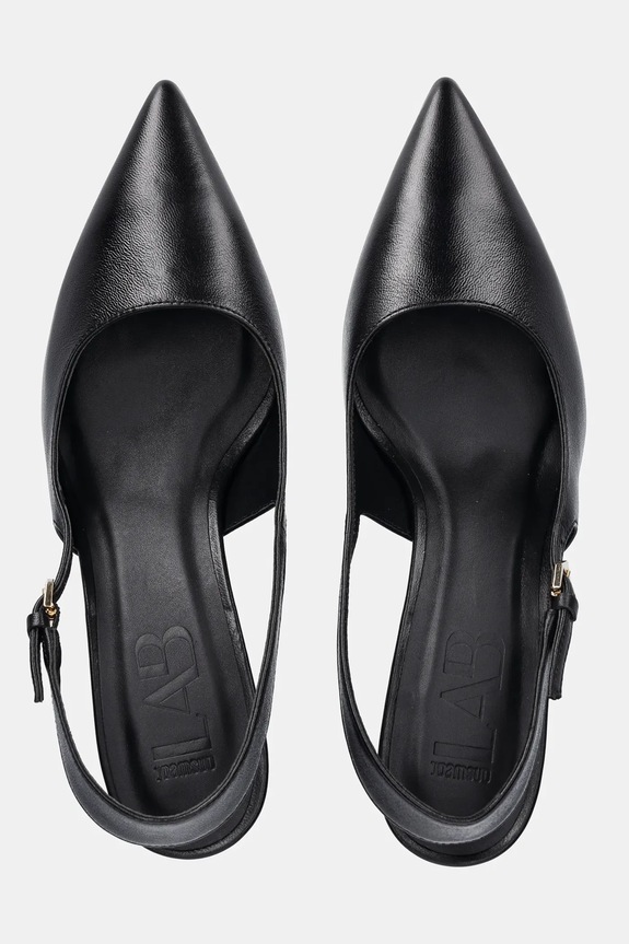 Answear Lab stilettos de piele negru 439034CAB01