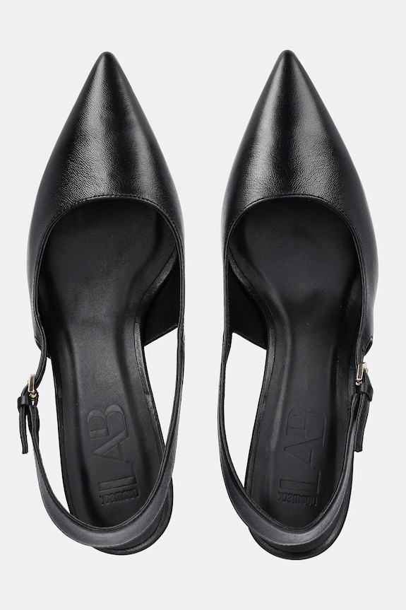Answear Lab stilettos de piele negru 439034CAB01
