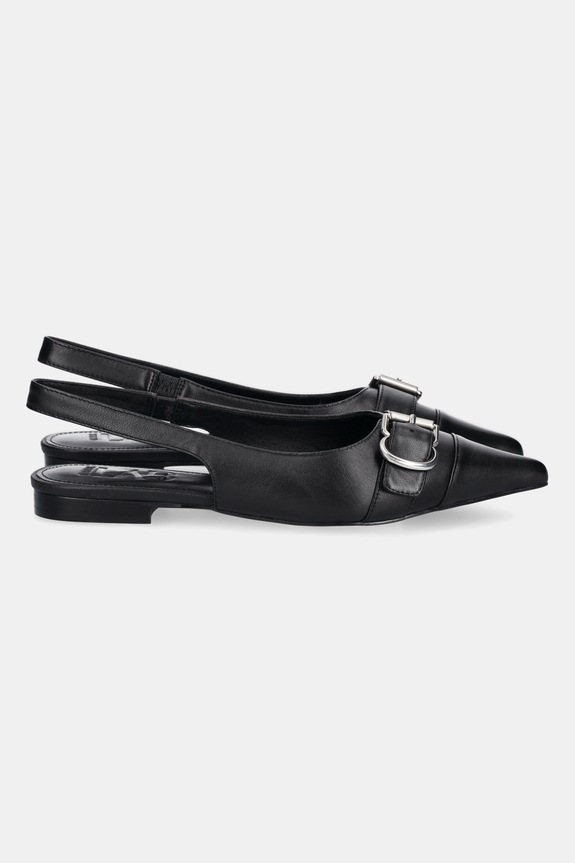Answear.LAB bőr balerina cipő LT593.911.2 fekete WA25