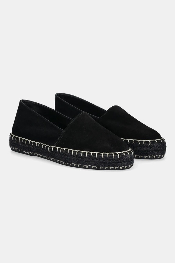 Semišové espadrilky Answear.LAB semišová kůže černá CAMPING24