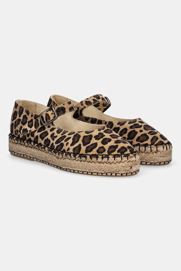 Semišové espadrilky Answear.LAB semišová kůže hnědá 907