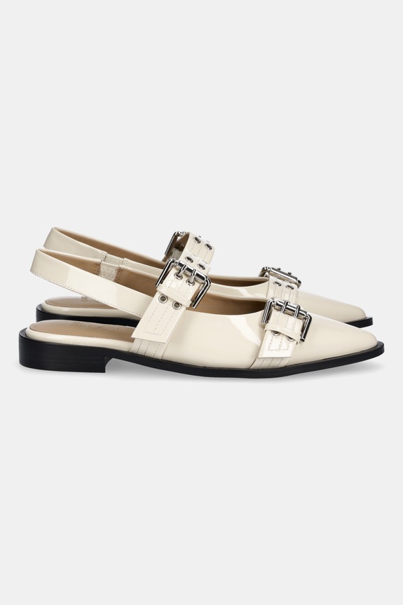 Answear.LAB ballerine in pelle LT155.1 bianco WA25