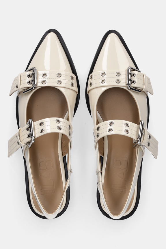 Answear.LAB ballerine in pelle bianco LT155.1