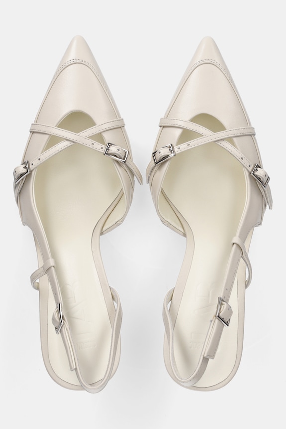 Answear.LAB tacchi in pelle bianco LT24070P.1