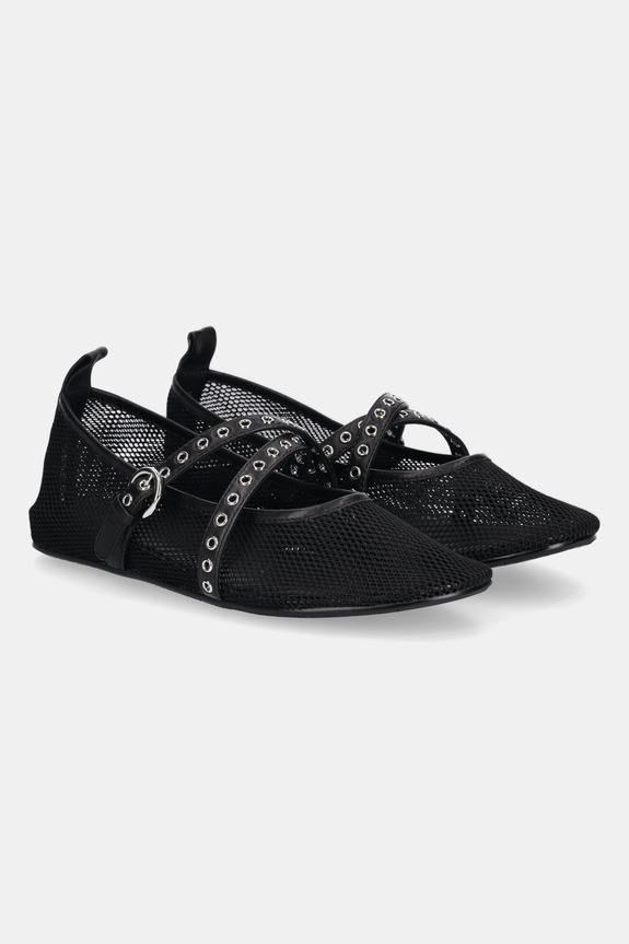 Answear.LAB balerina nappa bőr fekete LT24067.53