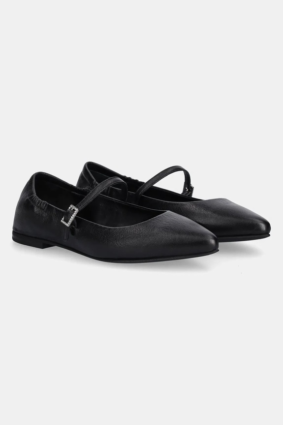 Answear Lab balerini de piele 3354.2 negru WS25