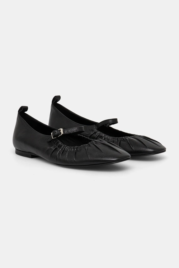 Answear.LAB ballerine in pelle nero 19179