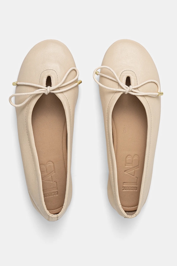 Answear.LAB ballerine in pelle beige ans1