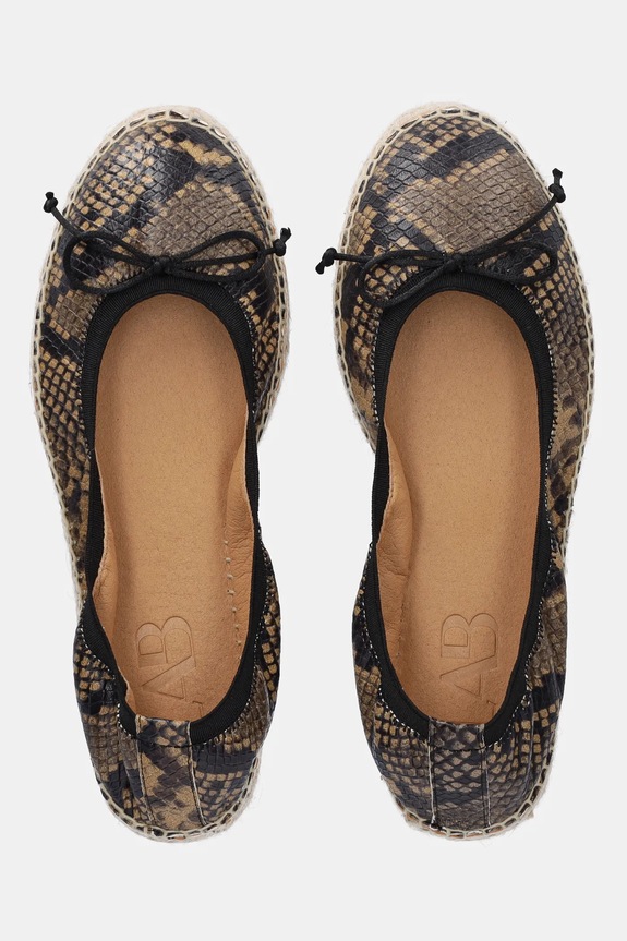 Answear Lab espadrile din piele intoarsa bej 25YU634