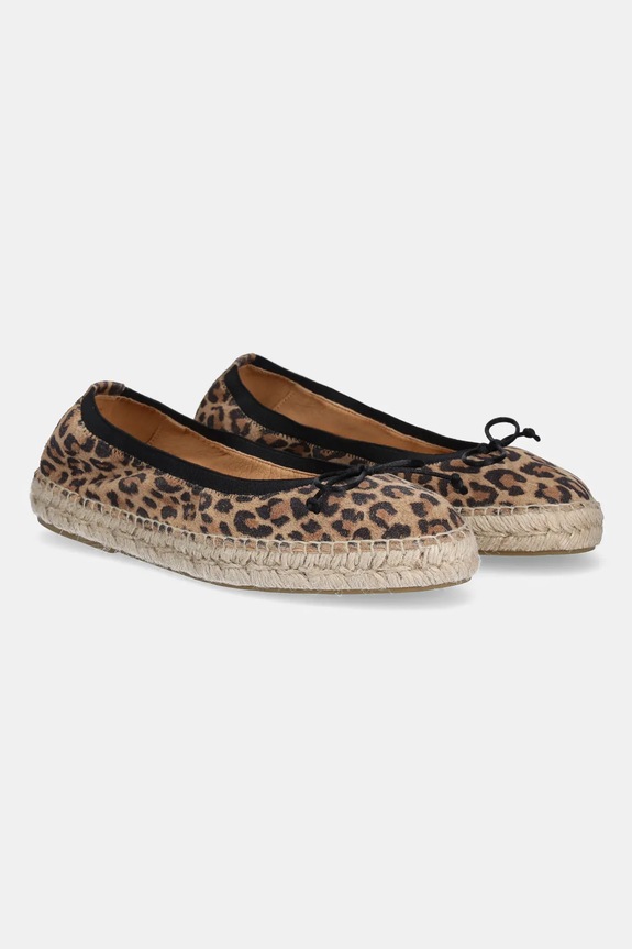 Answear.LAB espadrilles velúrból velúr bőr barna 25YU634