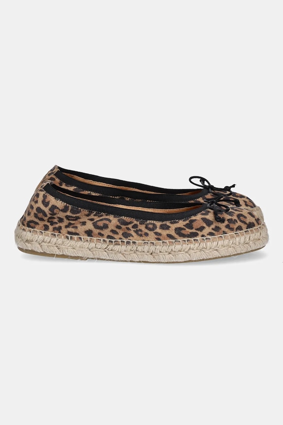 Answear.LAB espadrilles velúrból 25YU634 barna WS25