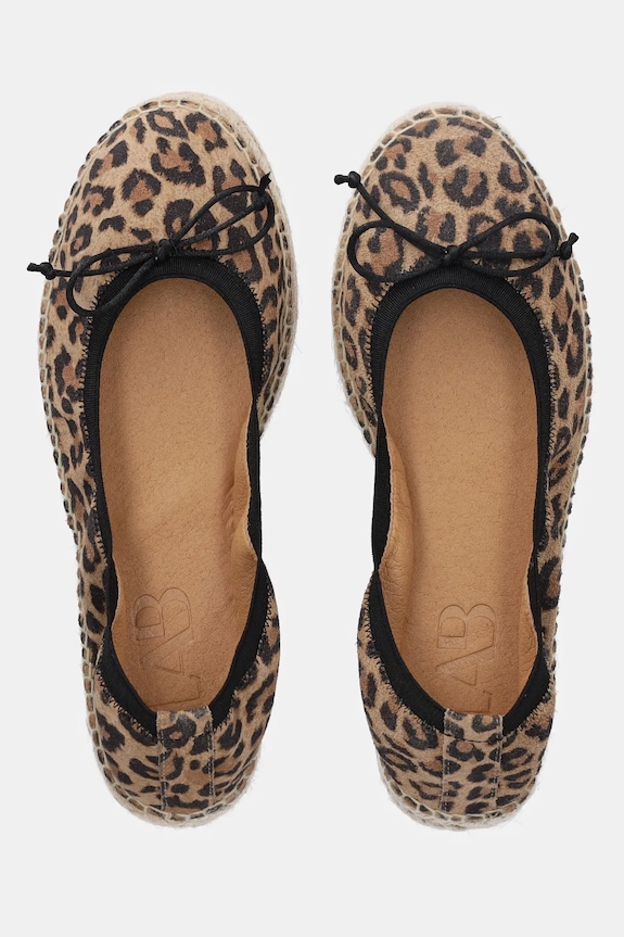 Answear.LAB espadrilles velúrból barna 25YU634