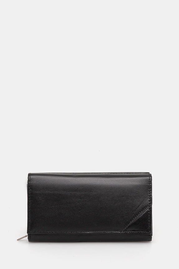Кожаный кошелек Answear.LAB кожа чёрный RD.24.GCL.NL.8460BL