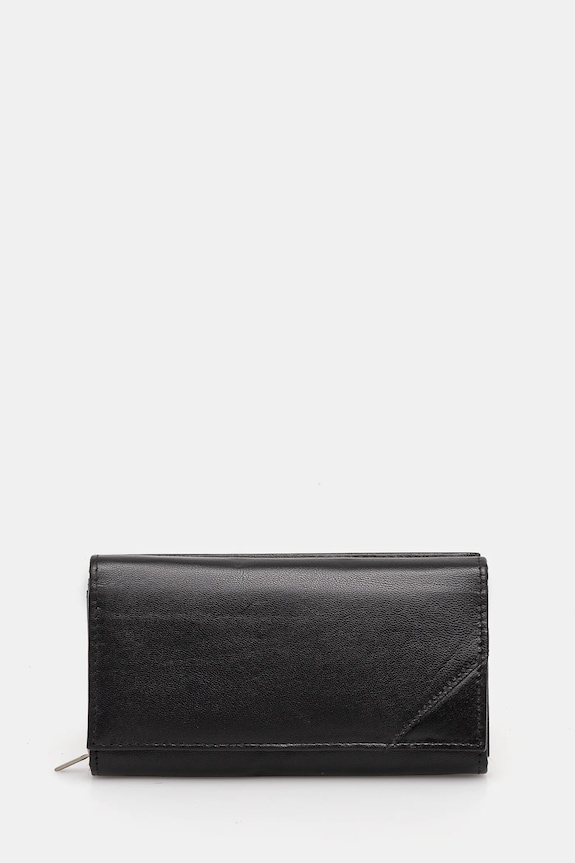 Кожаный кошелек Answear.LAB кожа чёрный RD.24.GCL.NL.8460BL