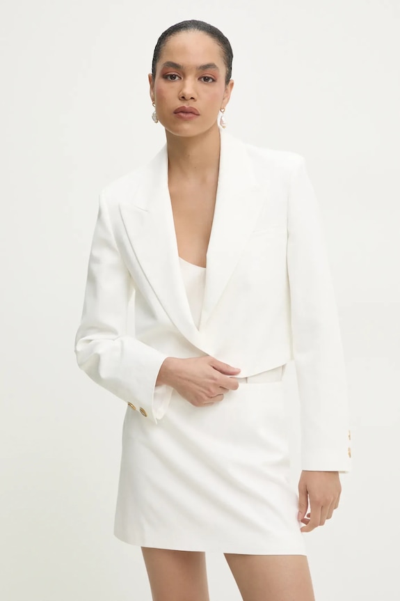 Μίνι φούστα Answear.LAB casual λευκό WS25.SDD004