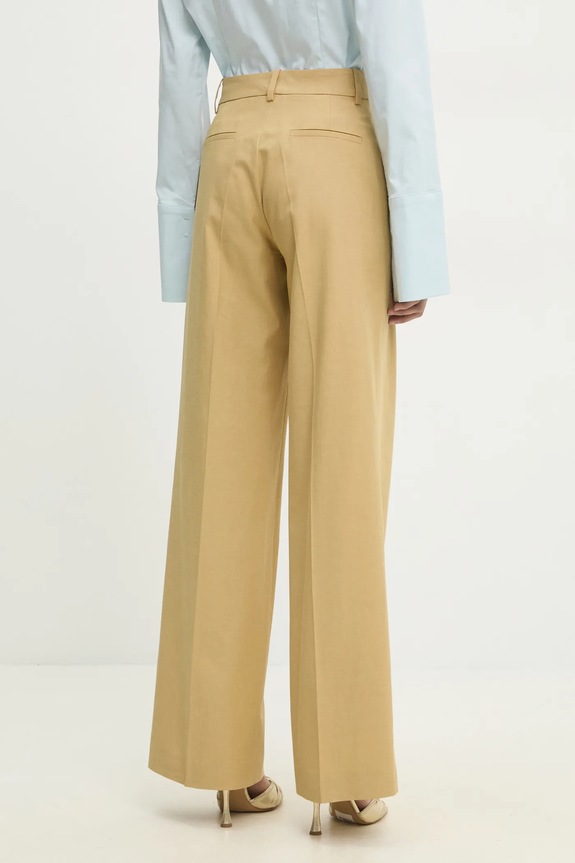Ruházat Answear.LAB széles szárú kosztümnadrág WS25.SPD002 sárga