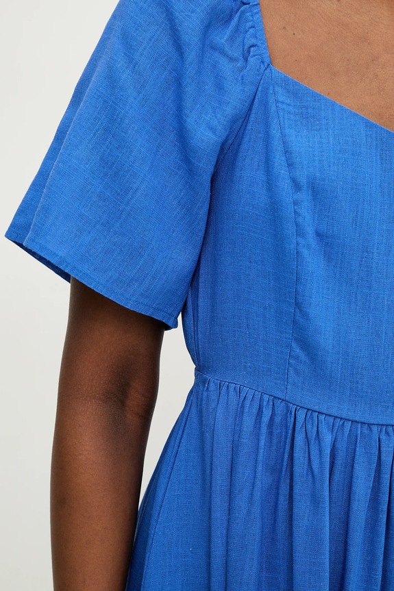Answear Lab rochie din in 8868.n.flk bleumarin