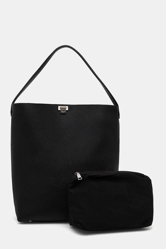 Answear.LAB kézitáska szintetikus bőr fekete BS.0842.c