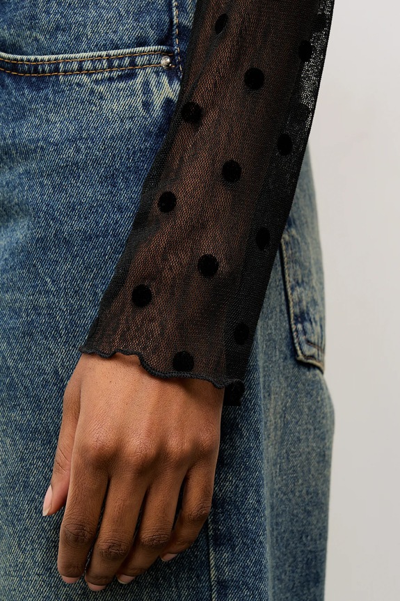 Answear.LAB bluza 15367-6.fak negru