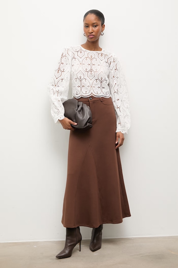 Answear.LAB bluza din bumbac 670300.hak alb WS26