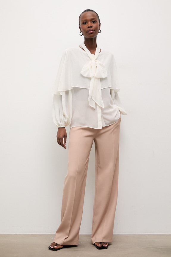 Answear.LAB bluza BL1276 bej WS26