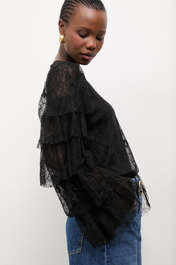 Answear.LAB bluza uni negru 81075.fak