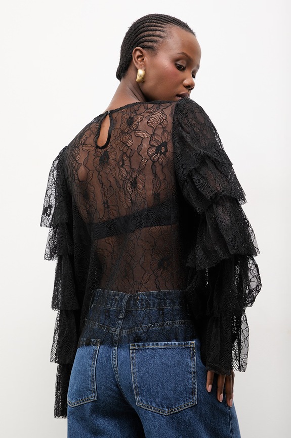 Îmbrăcăminte Answear.LAB bluza 81075.fak negru