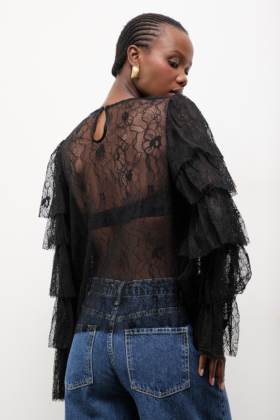 Îmbrăcăminte Answear.LAB bluza 81075.fak negru