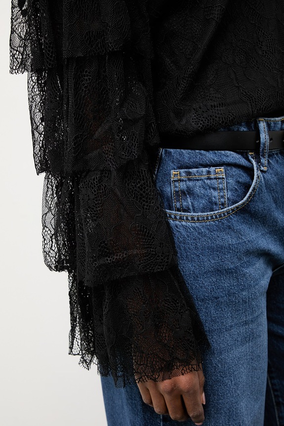 Answear.LAB bluza 81075.fak negru