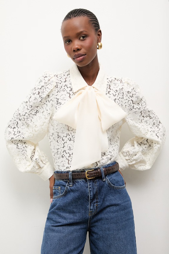 Majica Answear.LAB Vzorčasti bež CK08395.fak