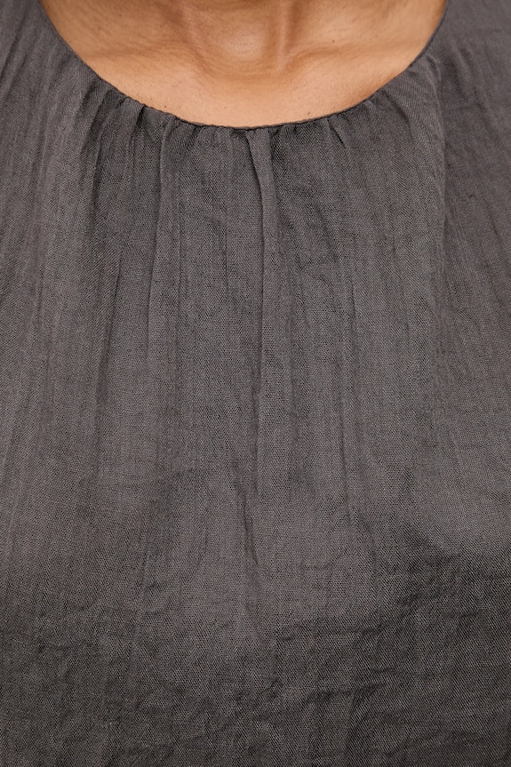 Lanena bluza Answear.LAB E26-79.fjk crna
