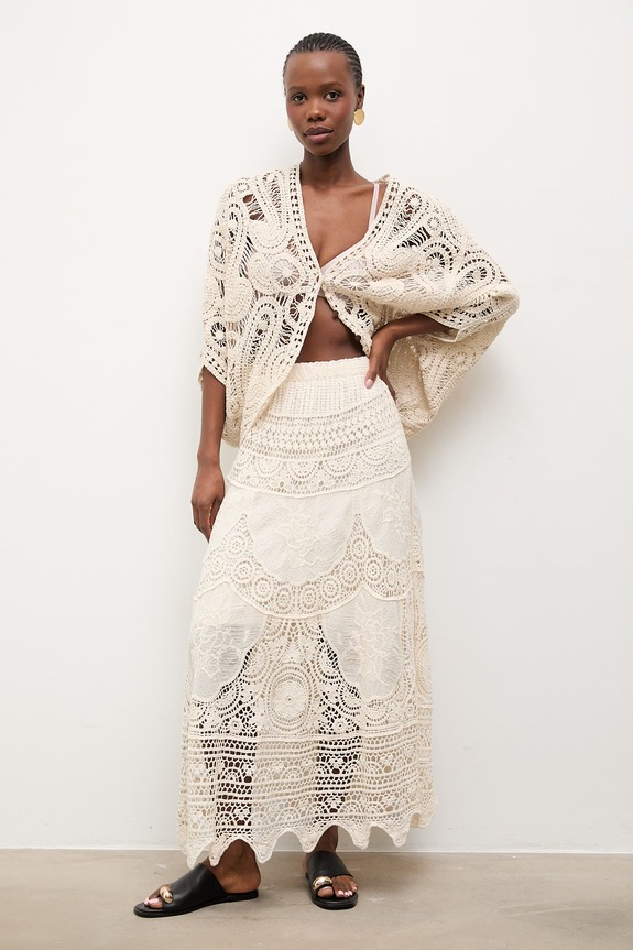 Βαμβακερή μπλούζα Answear.LAB LU5583.fak μπεζ WS26